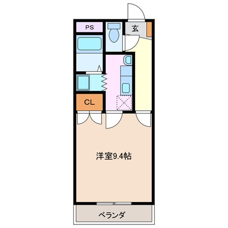 内部駅 徒歩25分 2階の物件間取画像